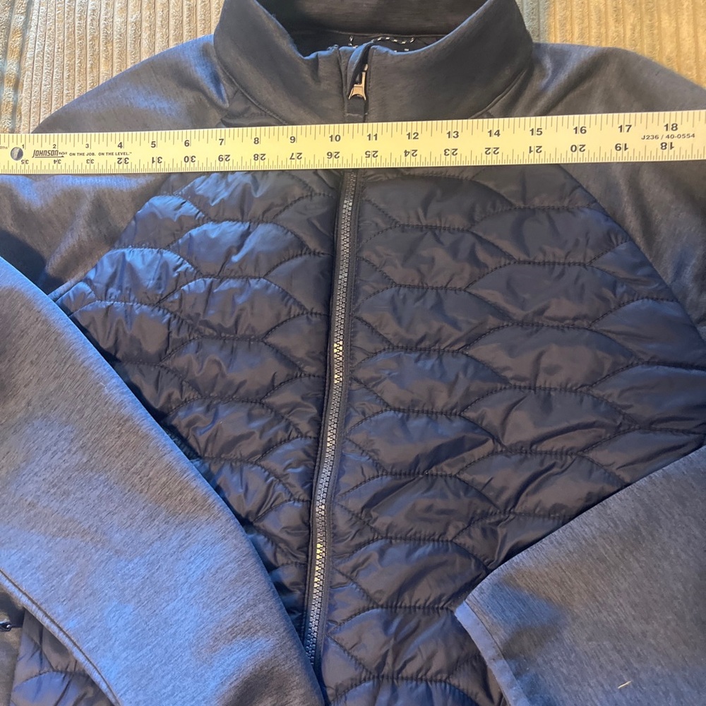 Men's Huk Scale Hybrid Jacket Blue Size Small. S - Picture 7 of 12